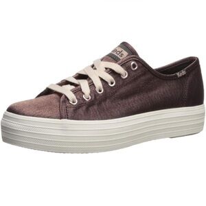 Keds Triple Kick Brown Metallic Shantung Sneaker Women’s Size 11